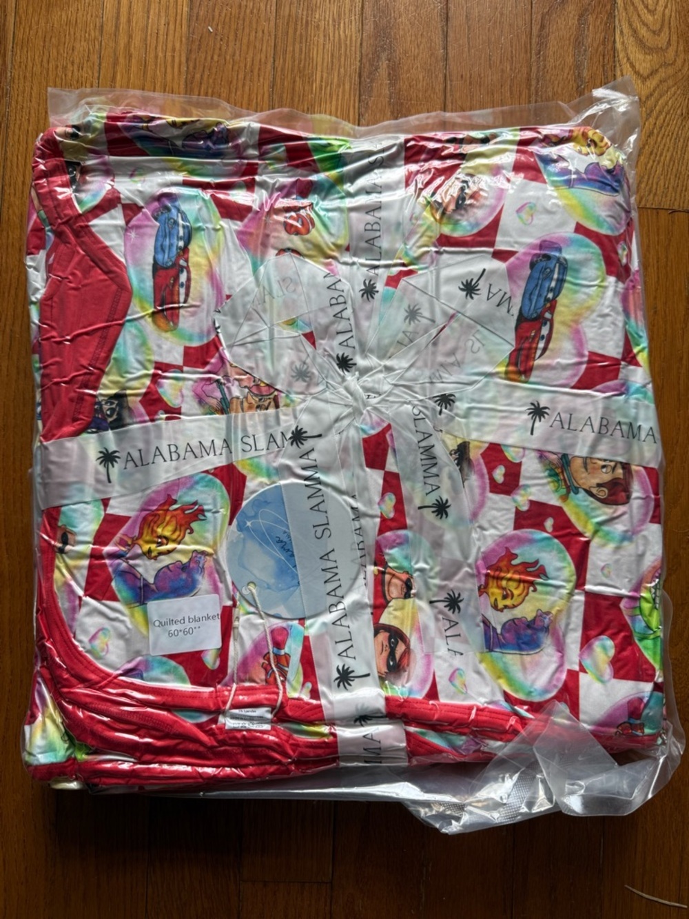 NWT Alabama Slamma 60x60 Pixar Disney Checkmate Cuties Quilted Bamboo Blanket